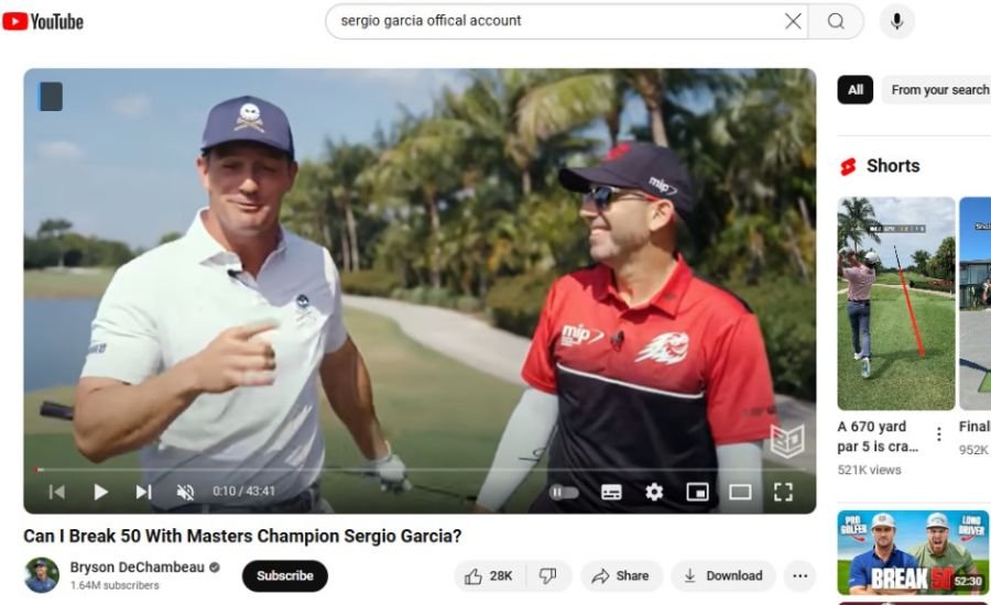 sergio garcia net worth